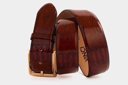 The Bangkok Brown  Calfskin Belt