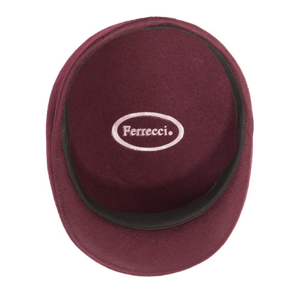 Classic Premium Wool Burgundy English Hat