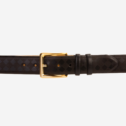 The Cenova Black Calfskin Belt