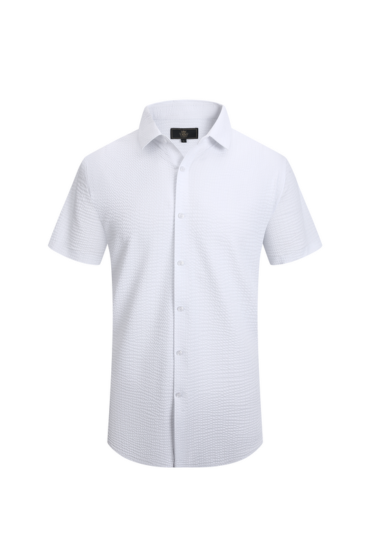 Lineform Stretch SS Shirt WHITE - My Men's Shop