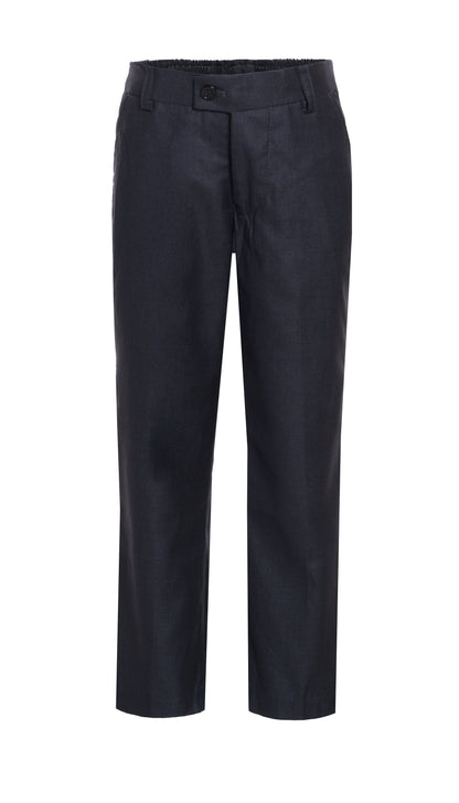 Ezra Charcoal Regular Fit Boys Dress Pants