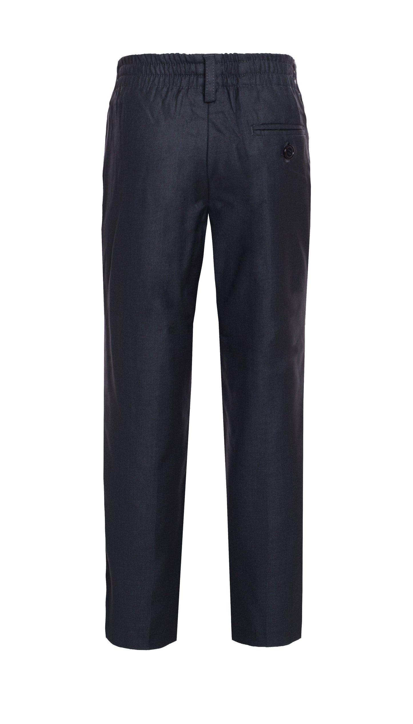 Ezra Charcoal Regular Fit Boys Dress Pants