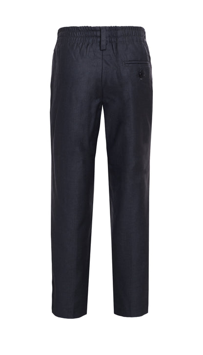 Ezra Charcoal Regular Fit Boys Dress Pants