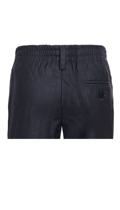 Ezra Charcoal Regular Fit Boys Dress Pants