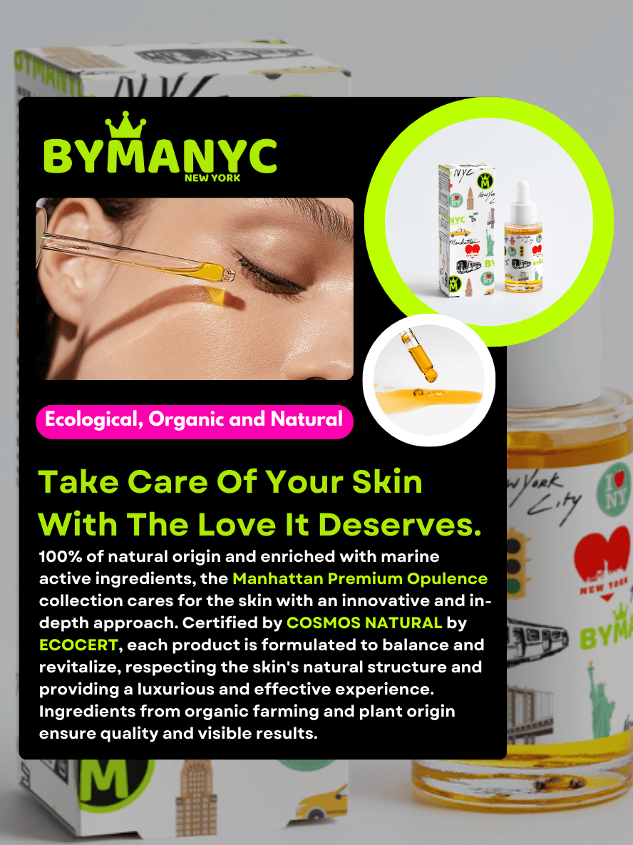 Eco Nourishing Facial Oil | BYMANYC ® New York | Certified Organic - My Men's Shop