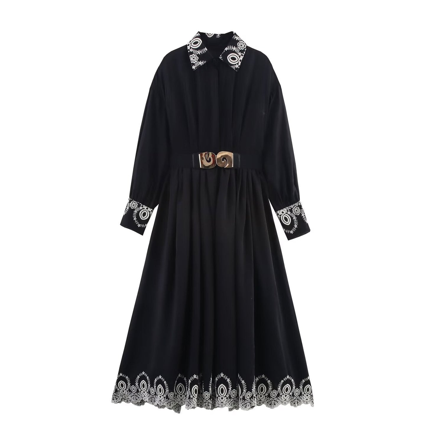 Vestido elegante bordado, Central Park | Mujer - BYMANYC ® New York