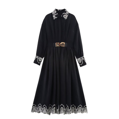 Vestido elegante bordado, Central Park | Mujer - BYMANYC ® New York