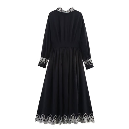 Vestido elegante bordado, Central Park | Mujer - BYMANYC ® New York