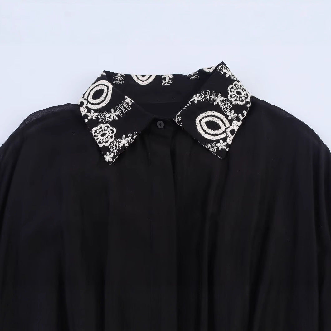 Vestido elegante bordado, Central Park | Mujer - BYMANYC ® New York