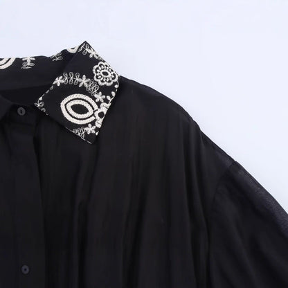 Vestido elegante bordado, Central Park | Mujer - BYMANYC ® New York
