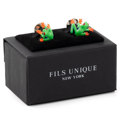 The Red-Eye Tree Frog Cufflinks - My Men's Shop