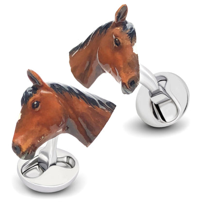 Stewball Horse Head Cufflinks - My Men's Shop