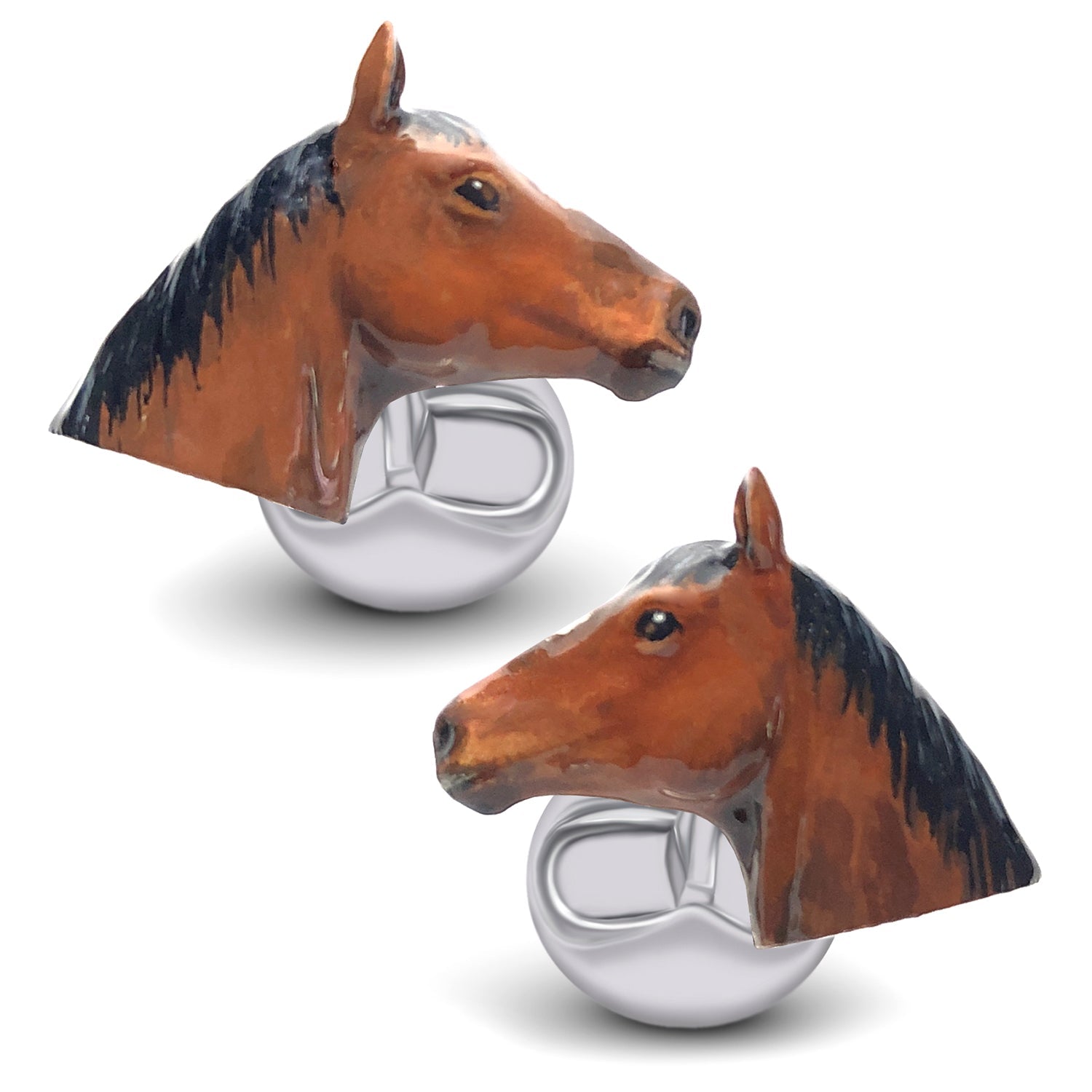 Stewball Horse Head Cufflinks - My Men's Shop