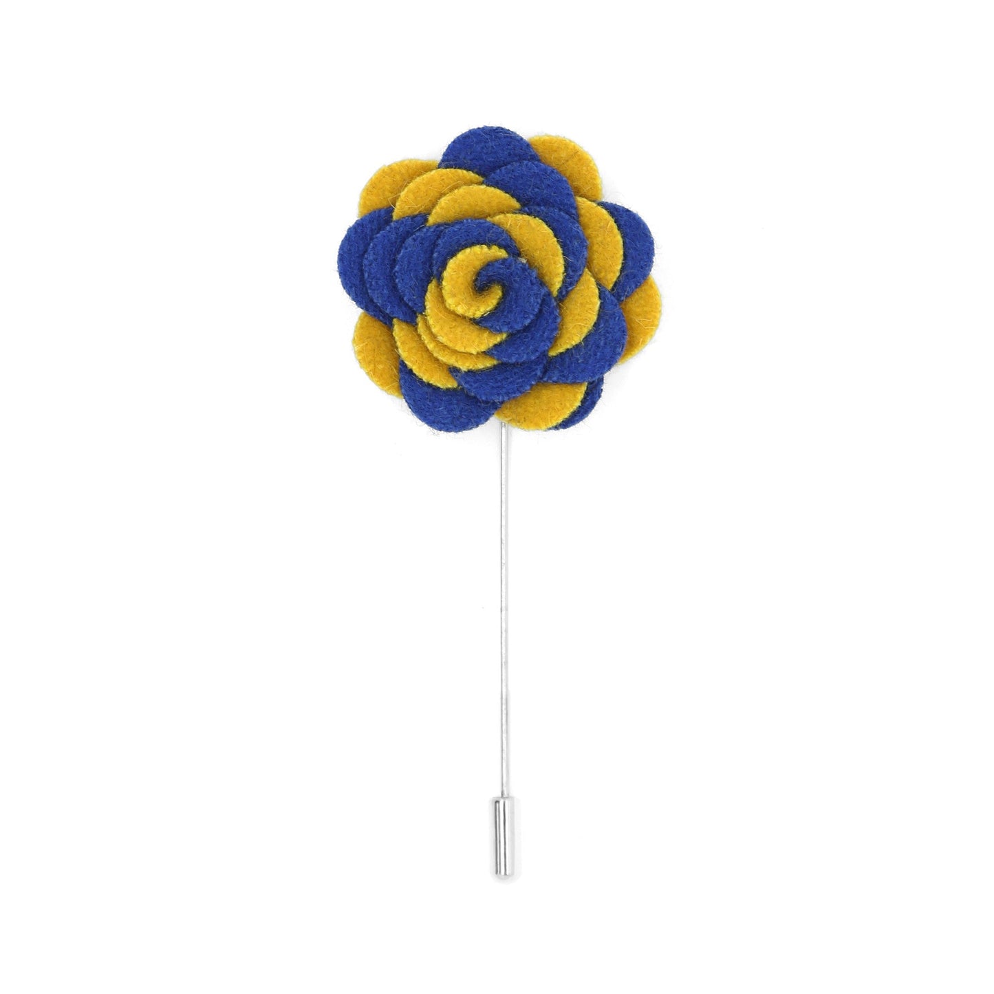 Florance 21 Royal Blue & Yellow Lapel Pin