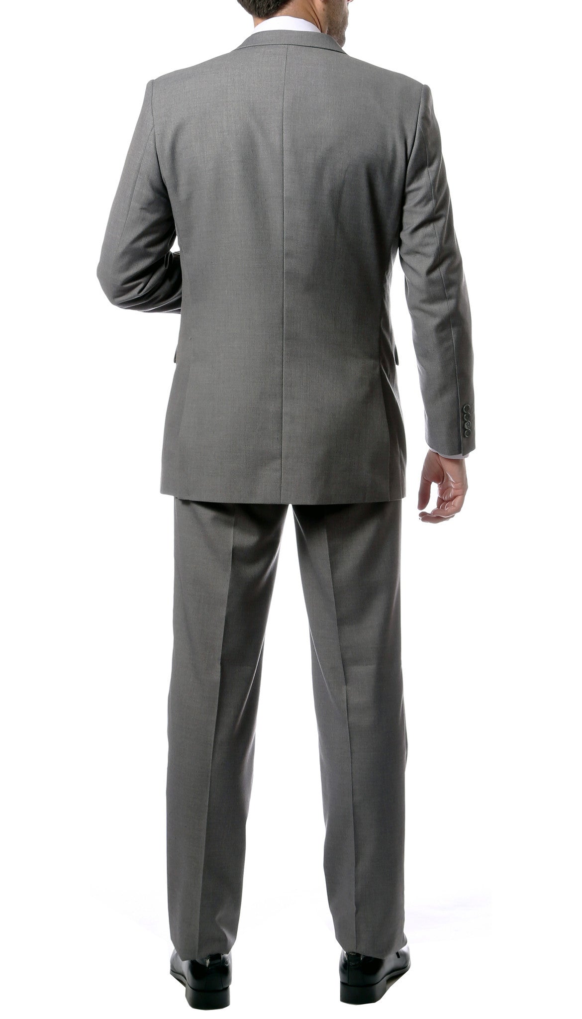 Premium FNL22R Mens 2 Button Regular Fit Grey Suit