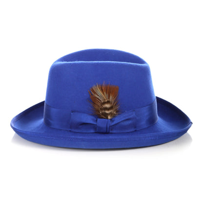 Premium Royal Blue Godfather Hat