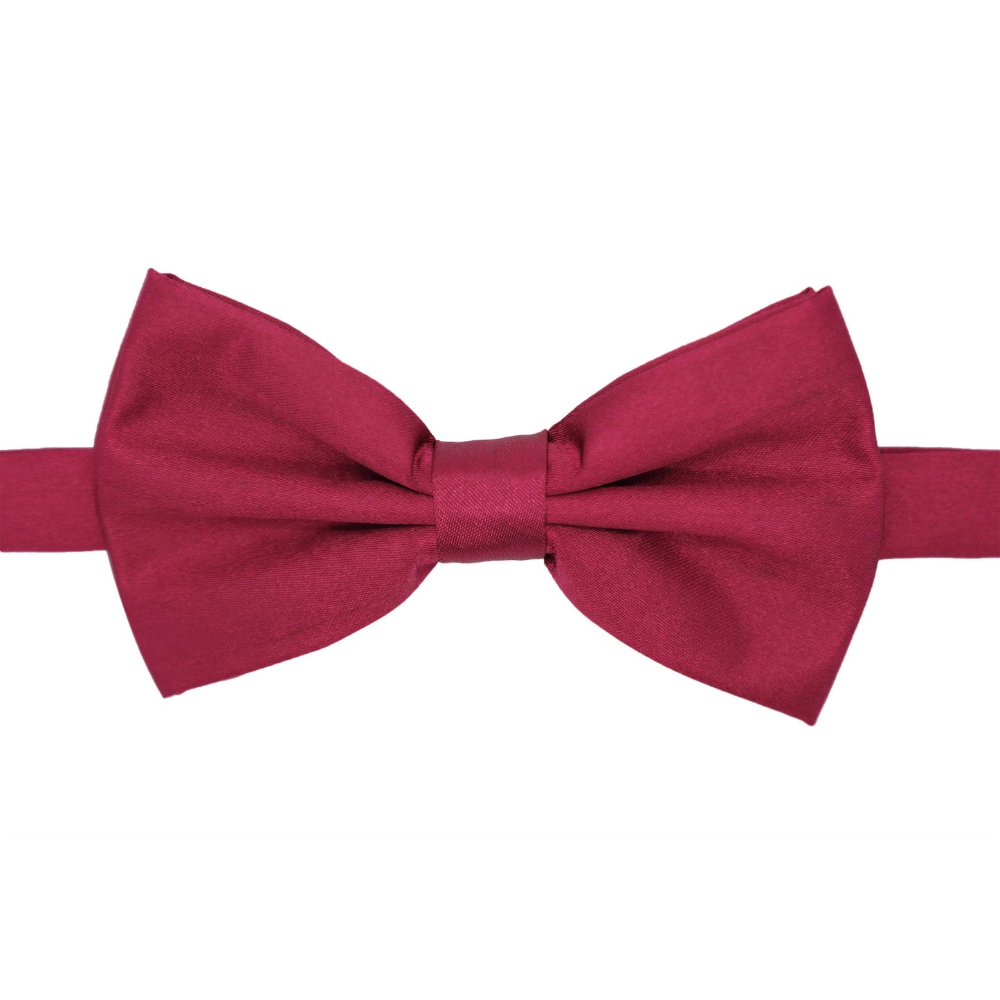 Gia Burgundy Satine Adjustable Bowtie