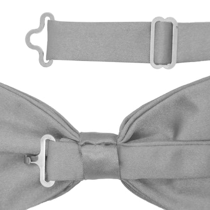 Gia Grey Satine Adjustable Bowtie