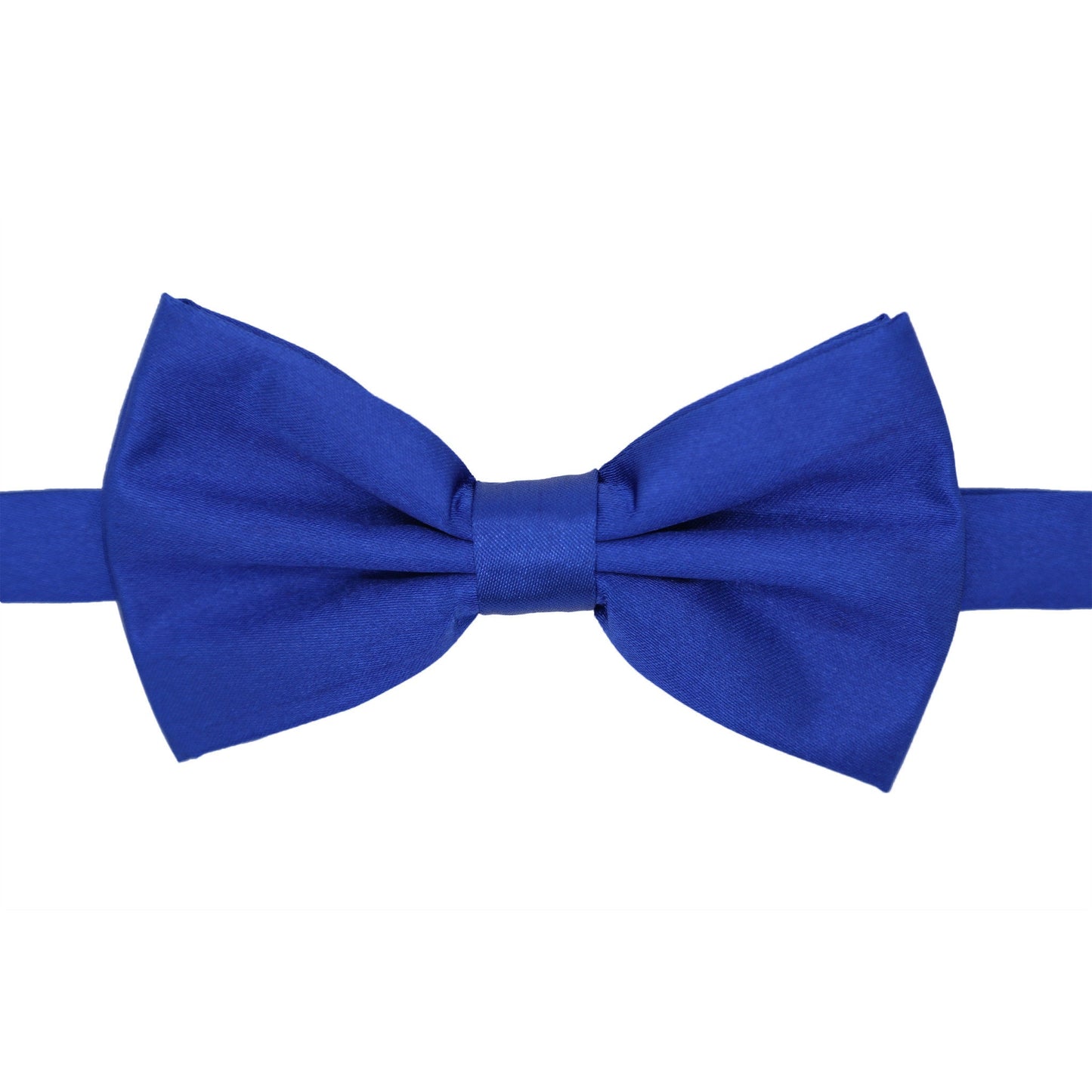 Gia Royal Blue Satine Adjustable Bowtie