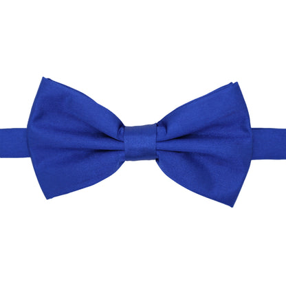 Gia Royal Blue Satine Adjustable Bowtie