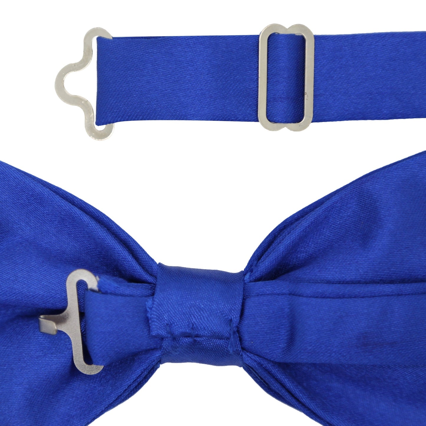 Gia Royal Blue Satine Adjustable Bowtie