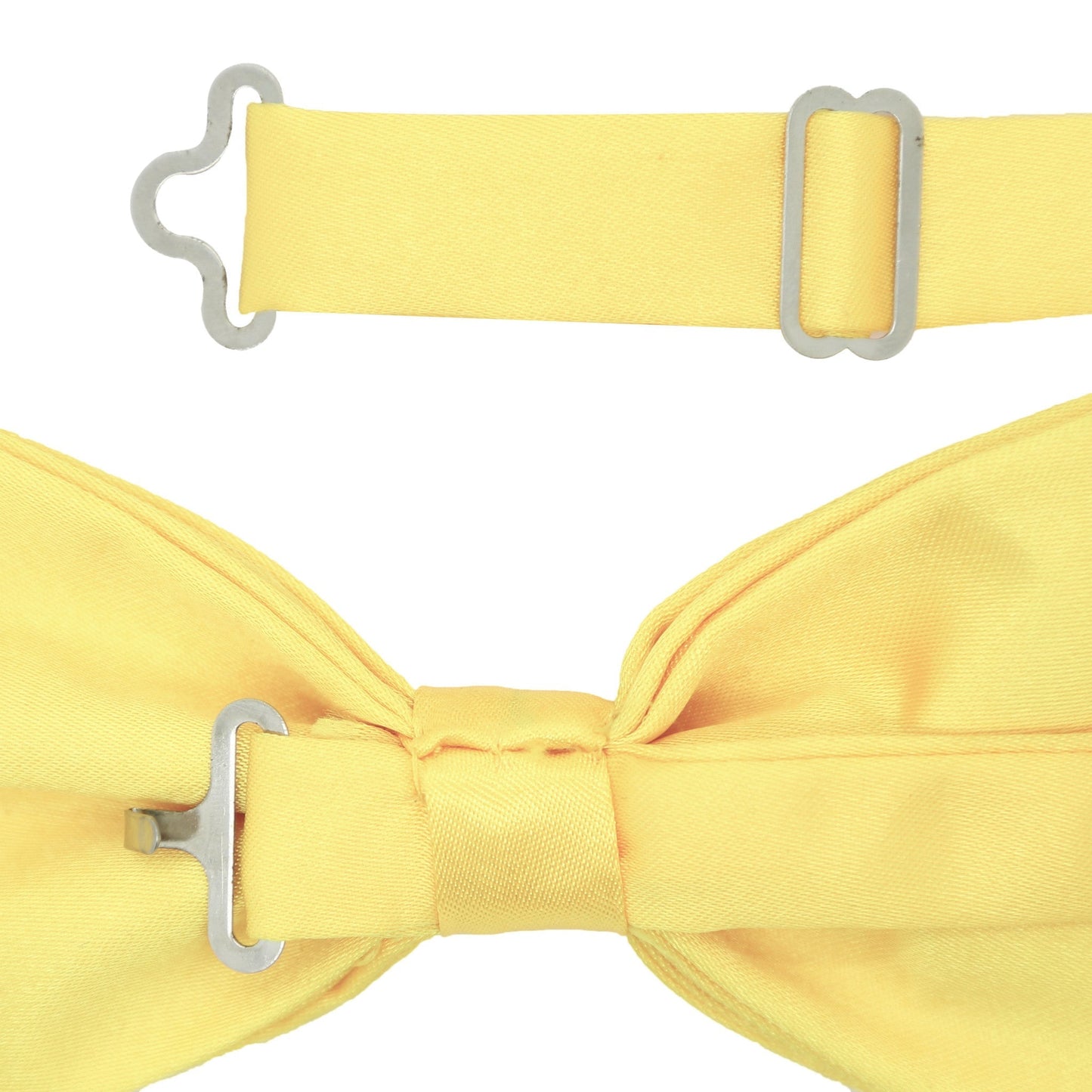 Gia Yellow Satine Adjustable Bowtie