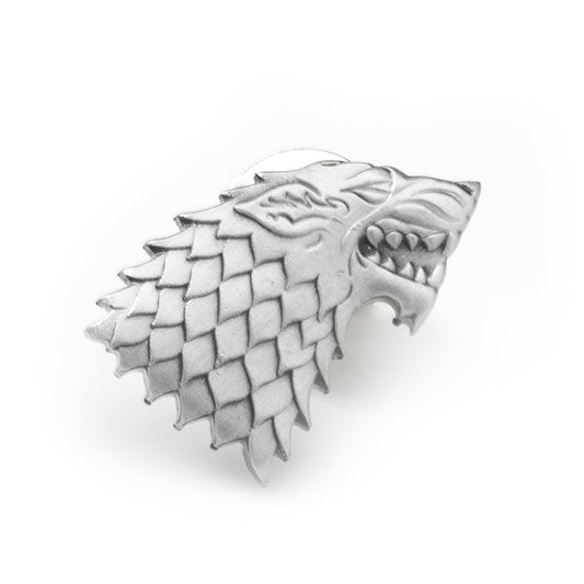 Game of Thrones Stark Direwolf Antiqued Lapel Pin - My Men's Shop