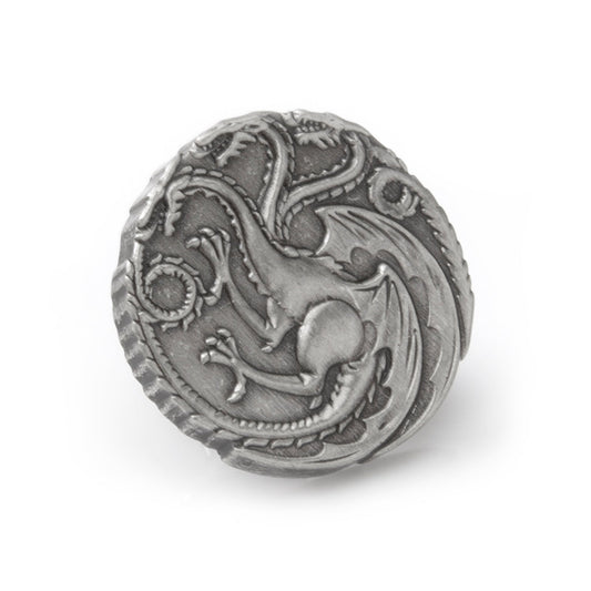 Pin de solapa envejecido con dragón Targaryen de Game of Thrones
