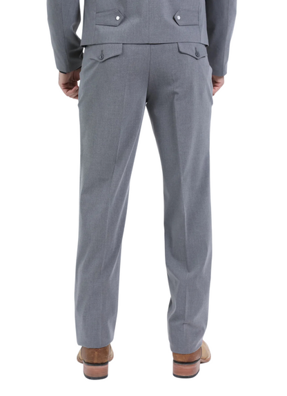 Men's Grey Western Suit Set