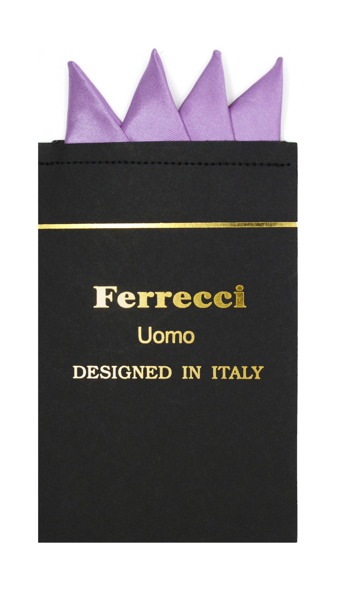 Pre-Folded Microfiber Lavender Handkerchief Pocket Square