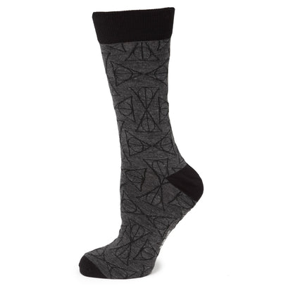 Harry Potter Deathly Hallows Black Men's Socks - My Men's Shop