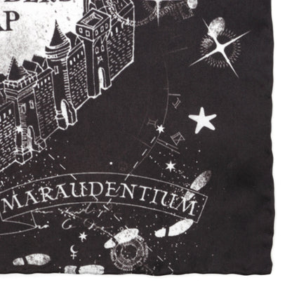 Harry Potter Marauder's Map Pocket Square