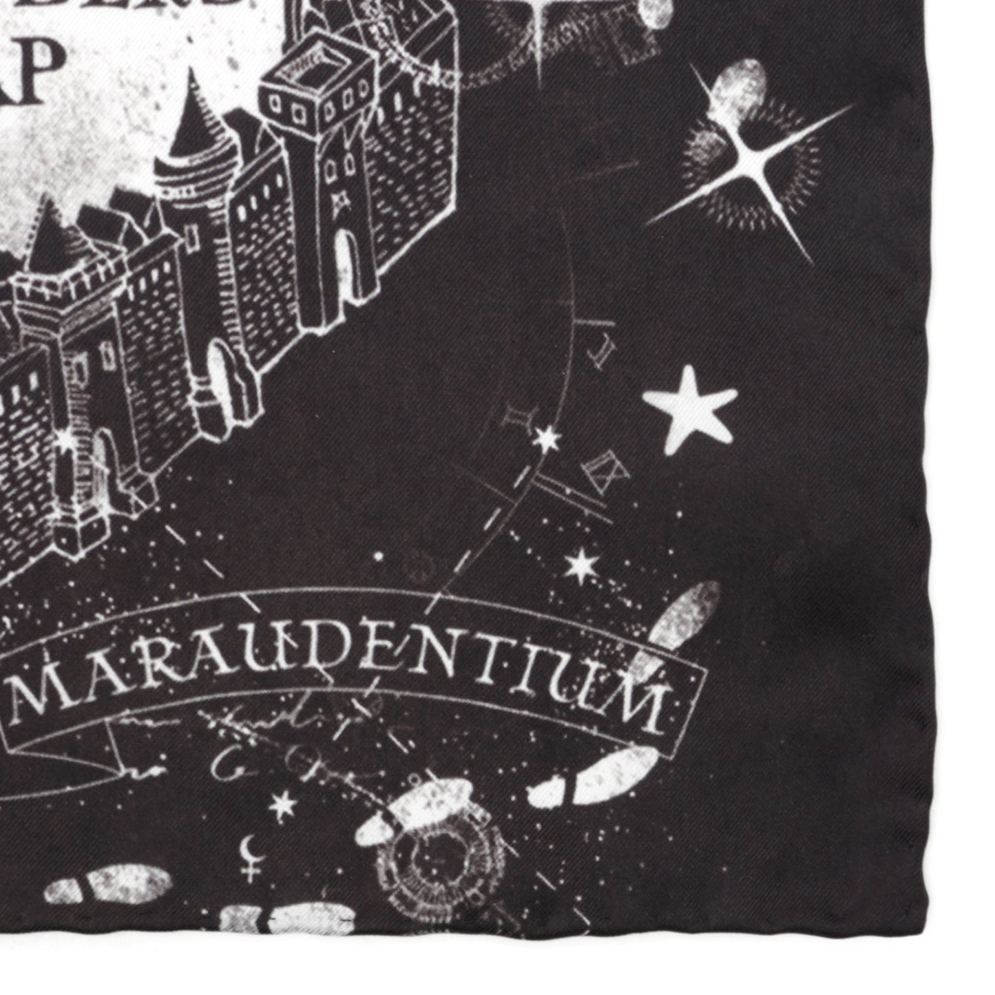 Pañuelo de bolsillo del Mapa del Merodeador de Harry Potter