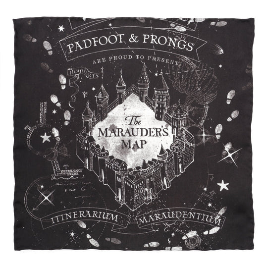 Pañuelo de bolsillo del Mapa del Merodeador de Harry Potter