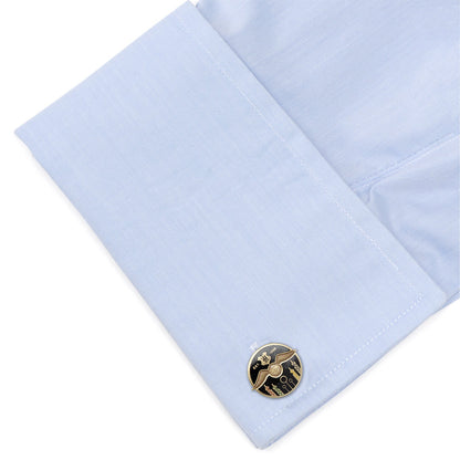 Harry Potter Quidditch Field Cufflinks