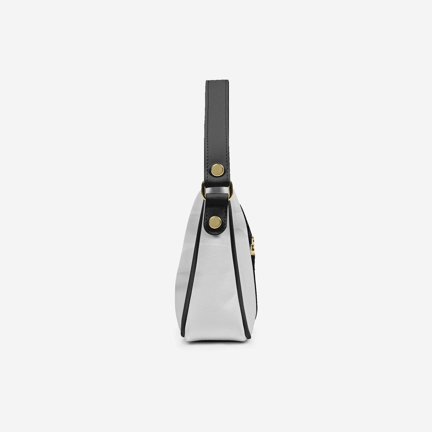 Bolso BYMANYC ® New York – Banda Vertical Vegana de Alta Costura en Oro Medianoche