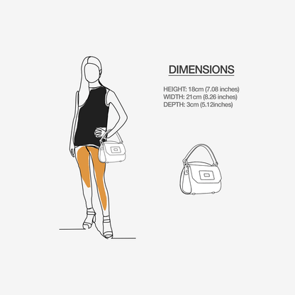 Bolso BYMANYC ® Nueva York – Caja Mini Vegana de Alta Costura SoHo Midnight