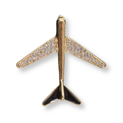 Brody Plane Lapel Pin Brooch