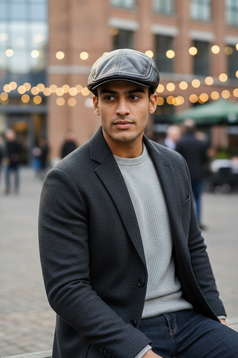 100% Adjustable Leather Cap A-004-02