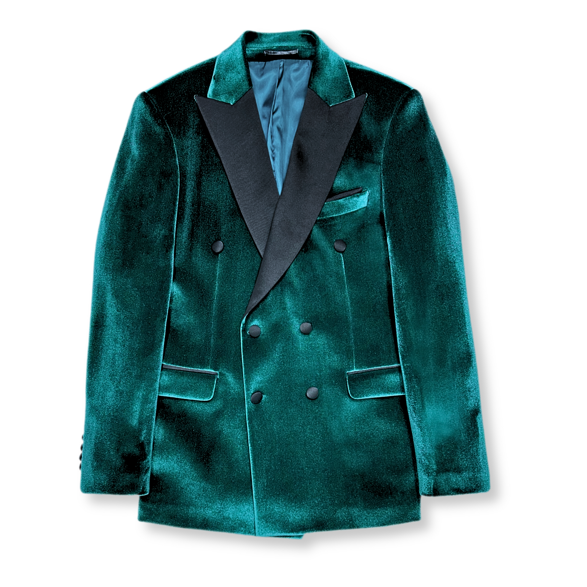 Velluto Peak Lapel Velvet Blazer - My Men's Shop