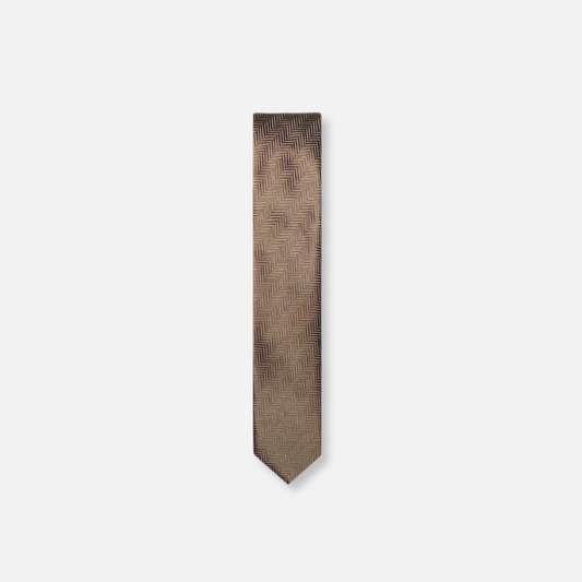 Bernardo Skinny Herringbone Tie - My Men's Shop