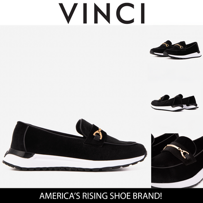 The Milan Black Leather Women Sneaker
