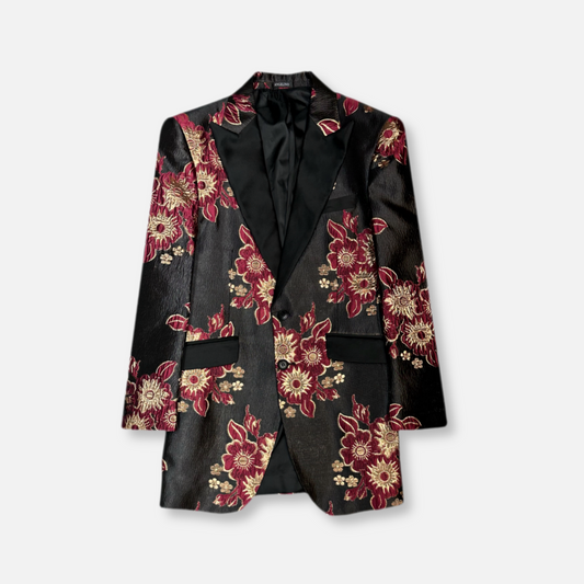 Sun F. Semi Long Floral Blazer - My Men's Shop