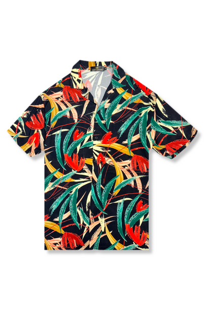Doncaster Tropical Resort Revere Collar Shirt