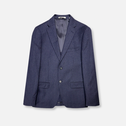 Daspin Pinstriped Wool Suit - My Men's Shop