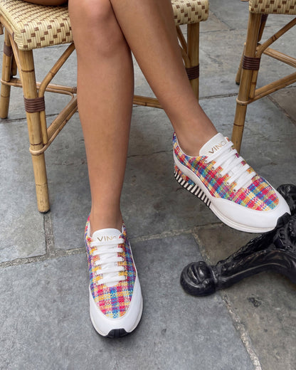 The Valencia White Leather Women Sneaker
