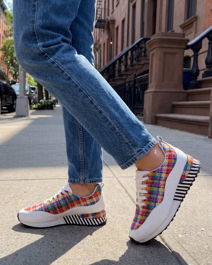 The Valencia White Leather Women Sneaker
