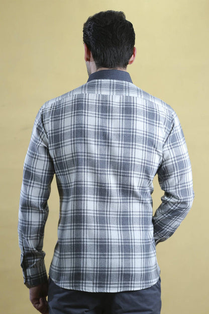 The Woodsman Shirt (Silver Plaid)