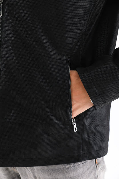 The Varden Black Leather Men Jacket