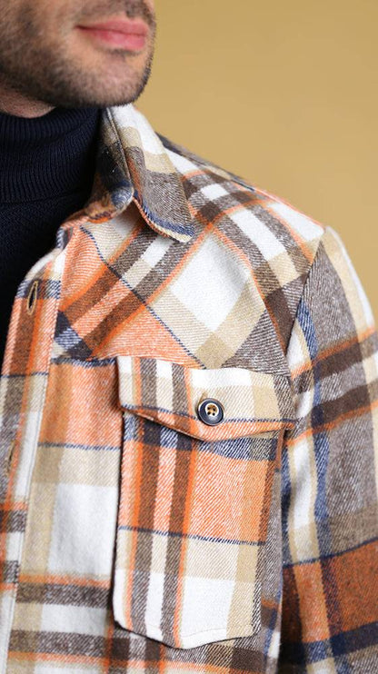 The Wanderer Shacket (Industrial Plaid)